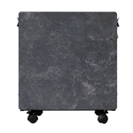 Climastar Optimax Dark Natura Heizgerät in modernem Design und flexiblem Einsatz, mit Aluminium-Griff und integriertem Thermostat.