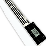 Climastar Silicium One WiFi Heizgerät in Weiss mit Quarzoberfläche, energiesparend und programmierbar.