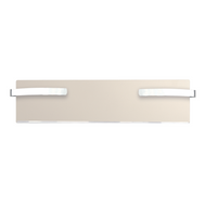 Handtuchtrockner Climastar Slim 500 in Weiss Cashmere, 25 x 100 cm, effiziente Silizium-Technologie, Wandmontage.