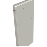 Climastar Slim BIG 800 Handtuchtrockner in weissem Quarz mit Stein-Design für Badezimmer.