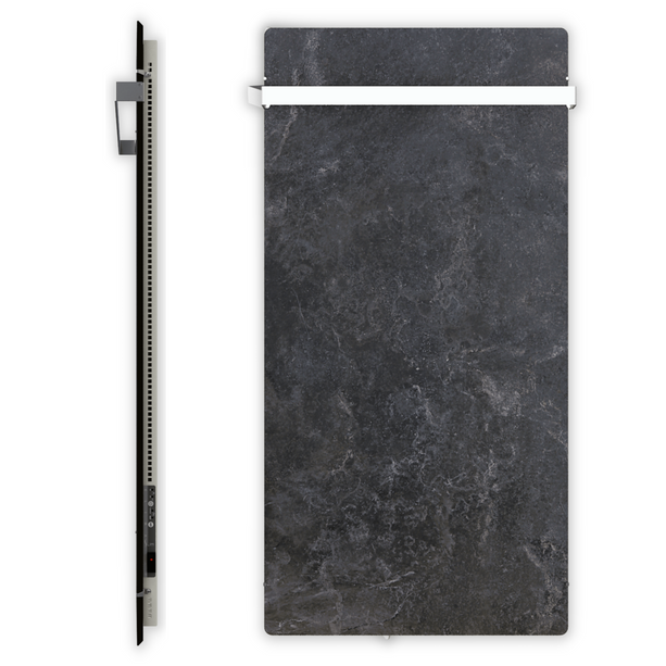 Handtuchtrockner Climastar Slim BIG 800 in Dark Natura, 50x100 cm, ideal für Badezimmerkomfort.