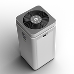 ecoQ CleanAir 800+ Luftreiniger mit 5 Betriebsstufen und HEPA-Filter H13, geeignet für Räume bis 160 m².