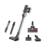 ecoQ CleanVac Pro Complete kabelloser Staubsauger mit Plug & Play Akku und True HEPA-Filter.