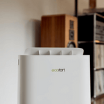 ecoQ DryAir 20L Complete Luftentfeuchter mit 2 Ventilationsstufen, Hygrostat und UV-Licht für Räume bis 50 m².