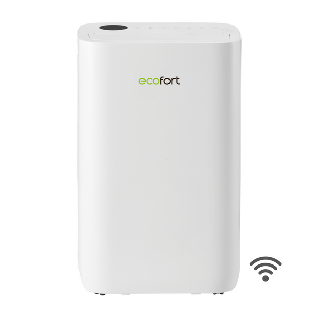 ecoQ DryAir 25L Complete Luftentfeuchter mit Hygrostat, Timer und kindergesicherter Funktion.