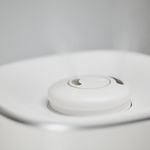 ecoQ HumidAir U400+ Luftbefeuchter mit 3 Betriebsstufen, Ultraschall-Vernebler und 7-farbigem Stimmungslicht.