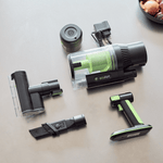 Kabelloser Staubsauger ecoQ Rena PowerLite mit starken Saugkraft, leichtem Design und HEPA-Filter für saubere Abluft.