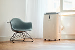 ecoQ CoolAir 12+ mobiles Klimagerät mit Wi-Fi Fernsteuerung, geeignet für Räume bis 35 m².