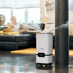 ecoQ HumidAir U1500 Luftbefeuchter mit 1500 ml/h Befeuchtungsleistung, Hygrostat und Fernbedienung.