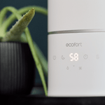 ecoQ HumidAir U400 Luftbefeuchter mit Hygrostat, 3 Betriebsstufen und Ultraschall-Vernebler.