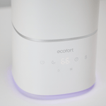 ecoQ HumidAir U400+ Luftbefeuchter mit Ultraschall-Technologie, 3 Stufen, Hygrostat und Wi-Fi Steuerung.