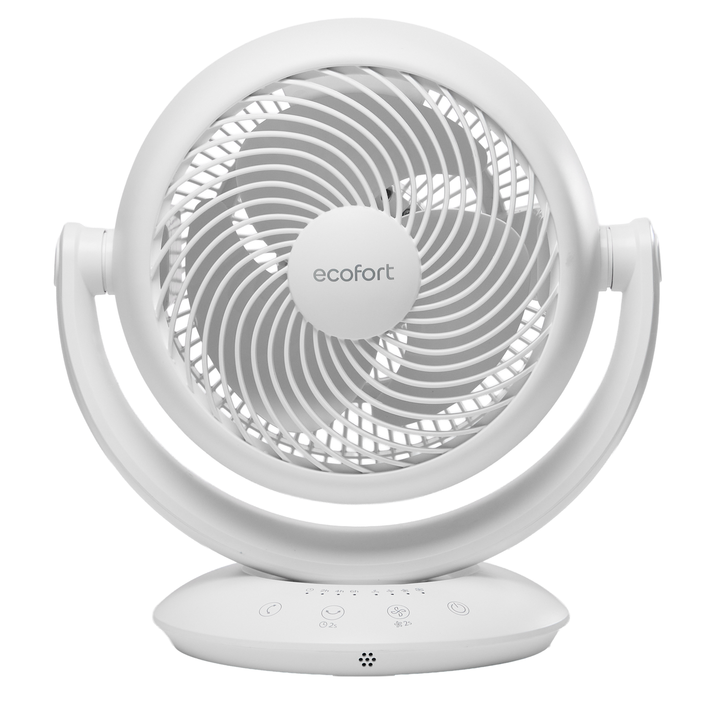 ecoQ SilentAir Pico leiser Tischventilator für Schreibtisch und Nachttisch