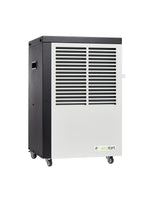 ecodry Neptun Wäschetrockner in Creamy White, mobil, für Räume bis 135 m², mit Hygrostat-Steuerung.