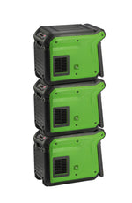 ecodry Pro 55C Luftentfeuchter in modernem Design mit Hygrostat und integrierter Pumpe.