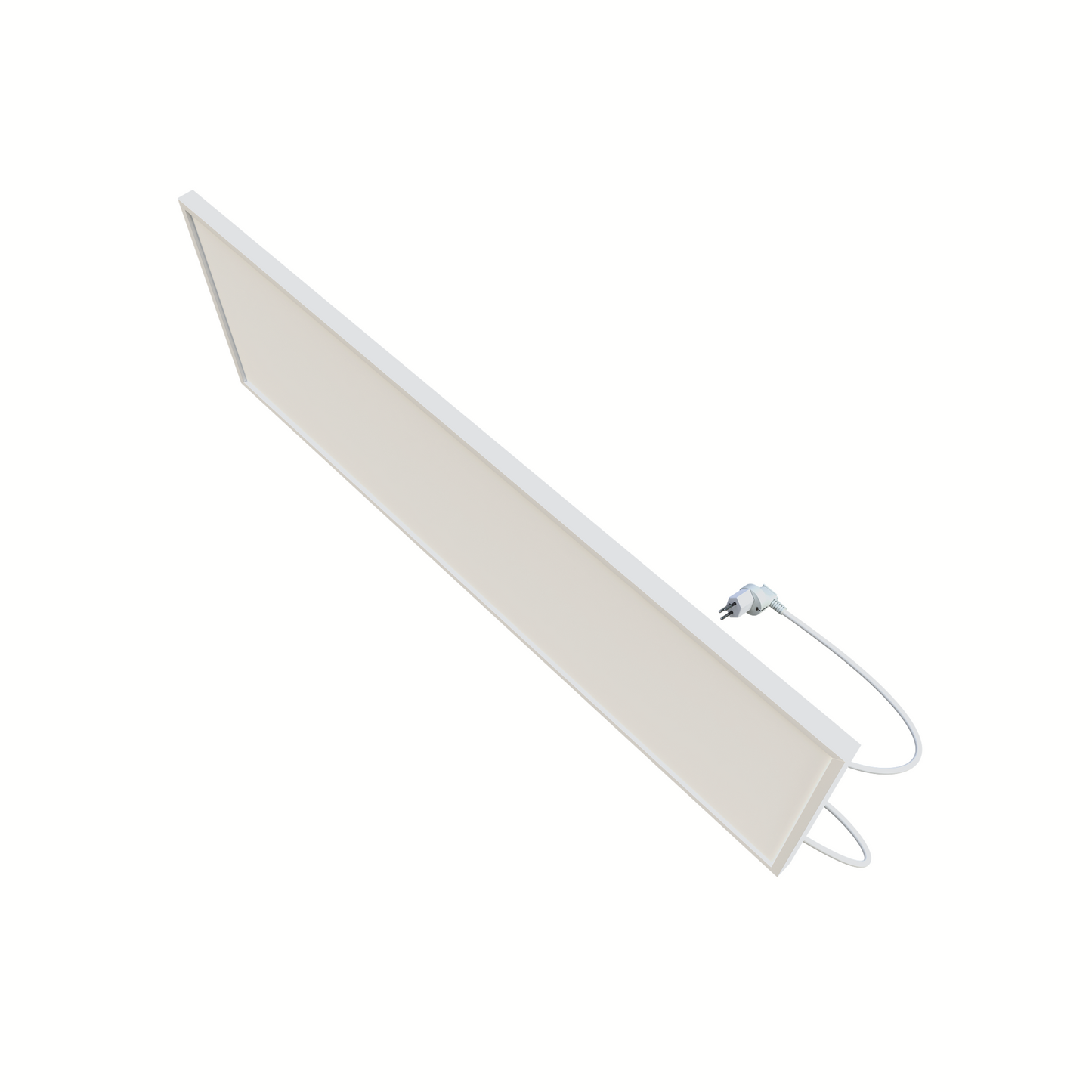 ecoheat Basic Infrarotheizung 300 Watt, platzsparend und formschön, für die Wandmontage geeignet.