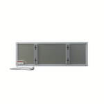 ecoheat Basic Infrarotheizung 300 Watt, platzsparendes Design für Wand- und Deckenmontage.