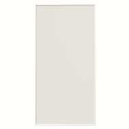 ecoheat Basic Infrarotheizung 800 W, wandmontiert, ultraflach und platzsparend, Aluminium-Oberfläche.