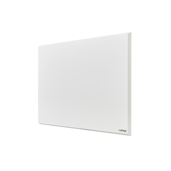 ecoheat Classic 700 Infrarotheizung mit ultraflachem Design, ideal für Wand- und Deckenmontage.