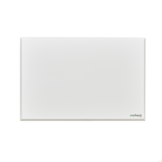 ecoheat Classic-T 300 Infrarotpanel in modernem Design, geeignet für Wandmontage, 300 Watt Heizleistung.
