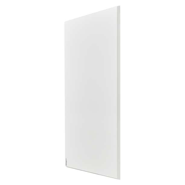 ecoheat Classic-T 900 Infrarotheizpanel zur Wandmontage mit integriertem Funk-Empfänger und ultra-flachem Design.