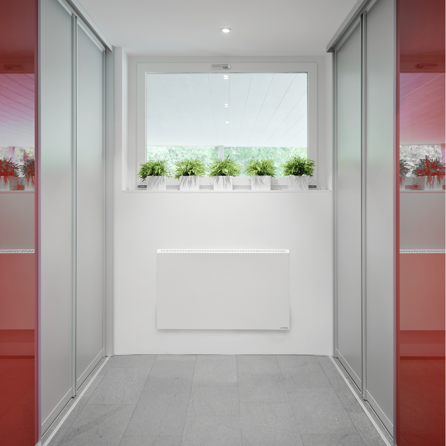 ecoheat Hybrid 600 Heizung mit einfacher Montage, 600 W Heizleistung für Räume bis 10 m².