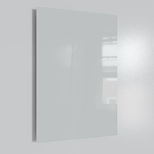 ecoheat Vetro Infrarot-Glasheizung mit glatter Glasoberfläche, rahmenlos, 600 Watt, Wandmontage.