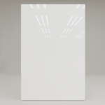 ecoheat Vetro Infrarot-Glasheizung 60 x 90 cm, rahmenlos, glatte Oberfläche, Heizleistung 600 Watt.