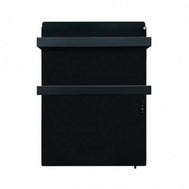 Kombiniert Infrarot- und Konvektionswärme für effiziente Heizleistung, mit höhenverstellbaren Handtuchhaltern und smarter Steuerung