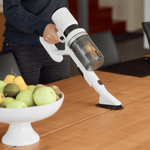 ecoQ CleanVac Easy, kabelloser Staubsauger mit 2-in-1 Hand- und Bodenstaubsauger-Funktion und HEPA-Filter.