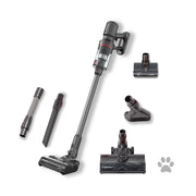 ecoQ CleanVac Pro Animal – leistungsstarker Akku-Staubsauger für Tierhaare, Teppiche und Hartböden, mit hoher Saugkraft und Powerbürste