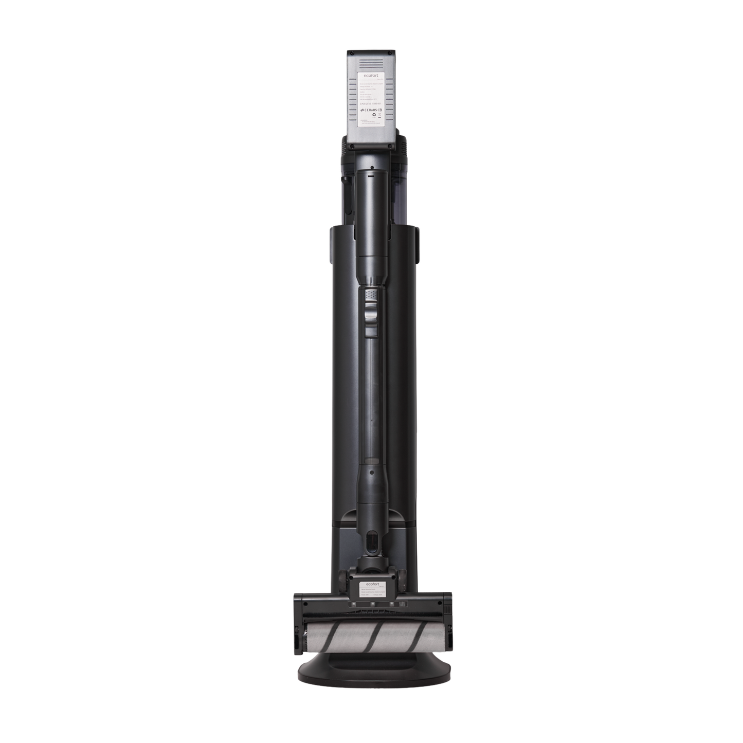 ecoQ CleanVac Station – starke Saugleistung mit intelligentem Auto-Modus, Station als fixer Parkplatz und Ladestation im Haushalt