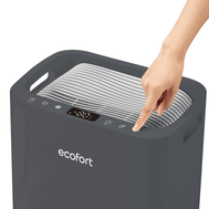 ecoQ DryAir 20L Energy Saver – Cool Gray, modernes Design, energiesparend und leise, ausgezeichneter TCS Testsieger, 50 m²