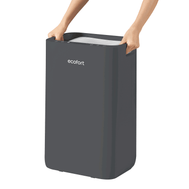 ecoQ DryAir 20L Energy Saver – Cool Gray, stromsparender und leiser Luftentfeuchter, Classic Design, TCS Testsieger bis 50 m²