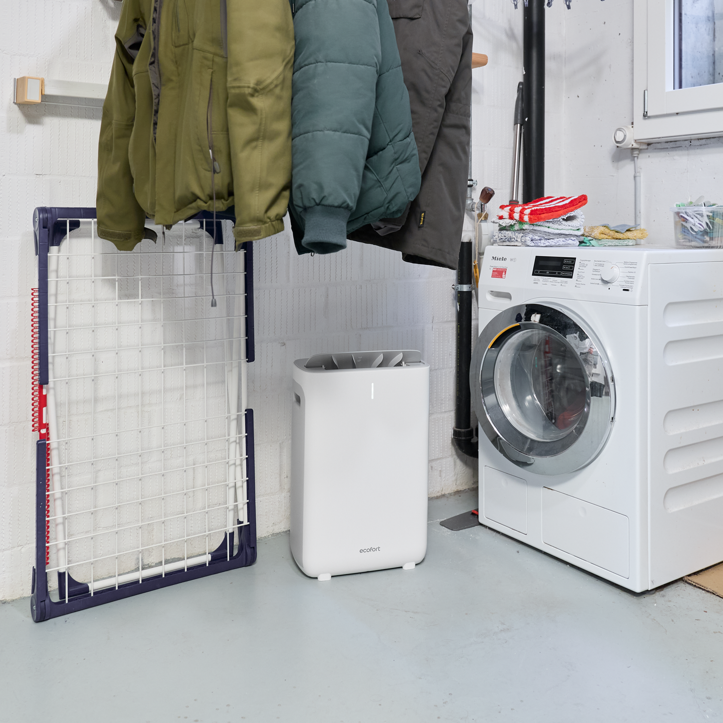 ecoQ DryAir Alpin – SMART steuerbar per App, Kontrolle und Betrieb auch aus der Ferne, ideal für Keller und Nebenräume