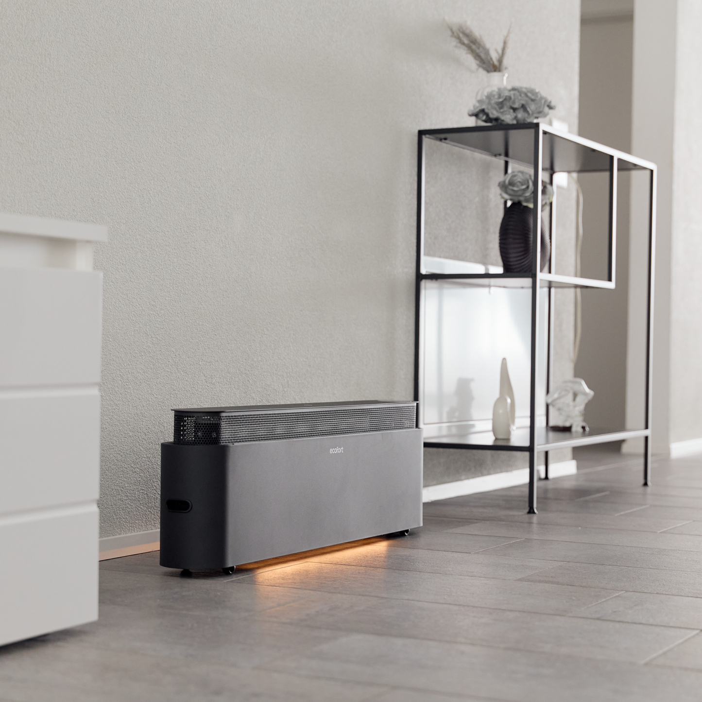 ecoQ HeatUp Monolith 2200 – Premium-Heizgerät mit automatischem Luftauslass, adaptiver Regelung und flüsterleisem Betrieb
