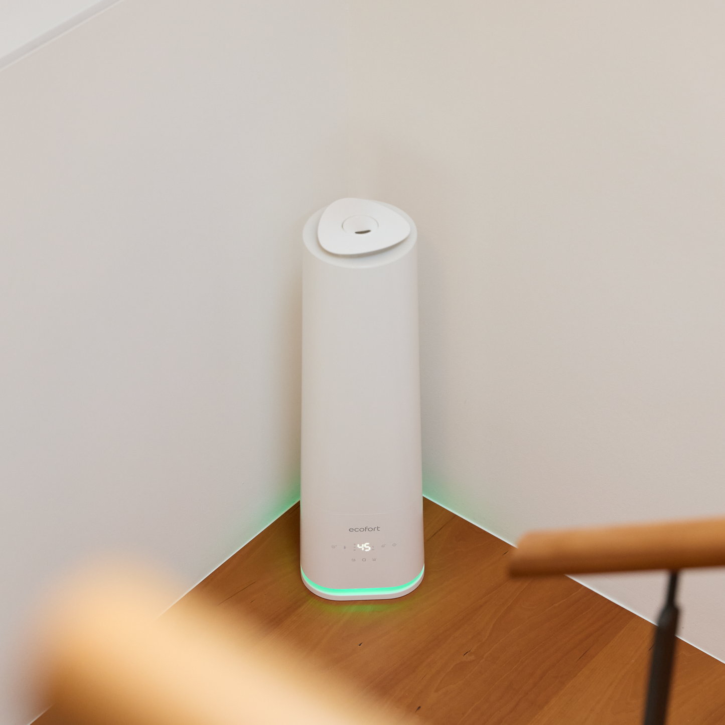 ecoQ HumidAir U500 – komfortable, hygienische Befeuchtung mit UV-Technologie.