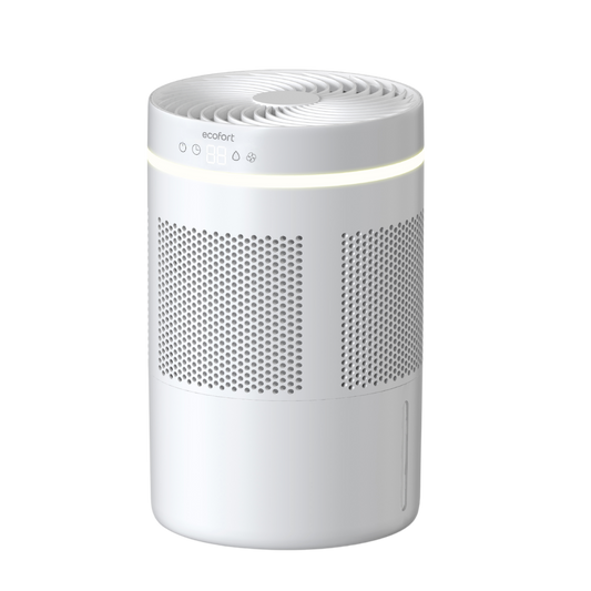 ecoQ HumidAir E300+ Luftbefeuchter für Räume bis 40 m² – ultra-leise mit waschbarem Filter für gesunde Raumluft