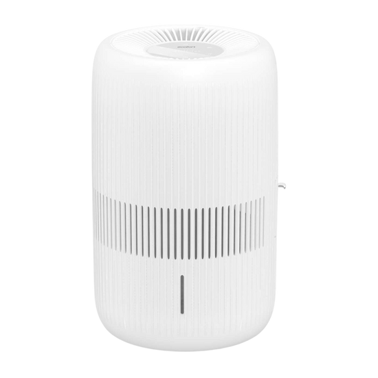 Luftbefeuchter ecoQ HumidAir E600+ mit 4 Betriebsstufen und Hygrostatsystem in einem modernen Raum.