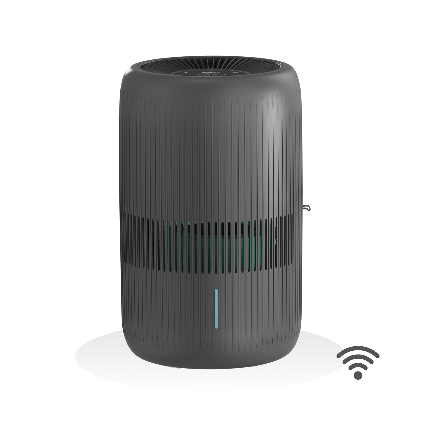 ecoQ HumidAir E600+ Black: Smarter Luftbefeuchter für bis zu 80 m² – leise, leistungsstark & energieeffizient mit App-Steuerung.