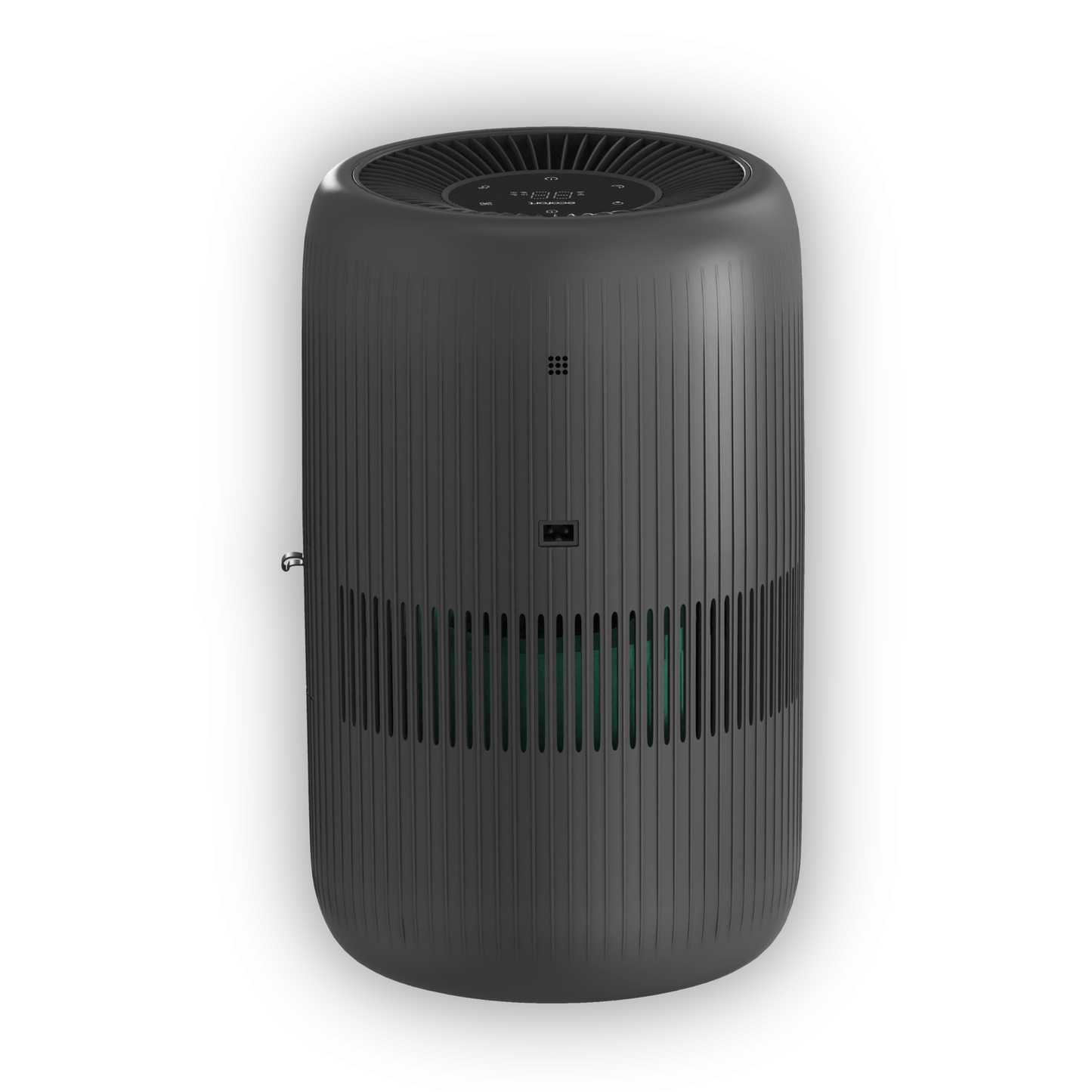 Der HumidAir E600+ in Schwarz sorgt für perfekte Luftfeuchtigkeit in Räumen bis 80 m² – komfortabel & smart steuerbar.