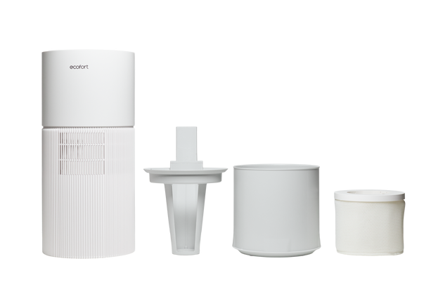 ecoQ HumidAir E900 – UV-Sterilisation und Sprühsystem statt stehendes Wasser, für saubere, frische Luft im ganzen Zuhause
