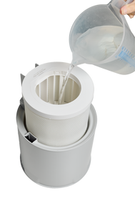 ecoQ HumidAir E900 – extragrosse Verdunstungsfläche für schnelle, gleichmässige Luftbefeuchtung in der ganzen Wohnung