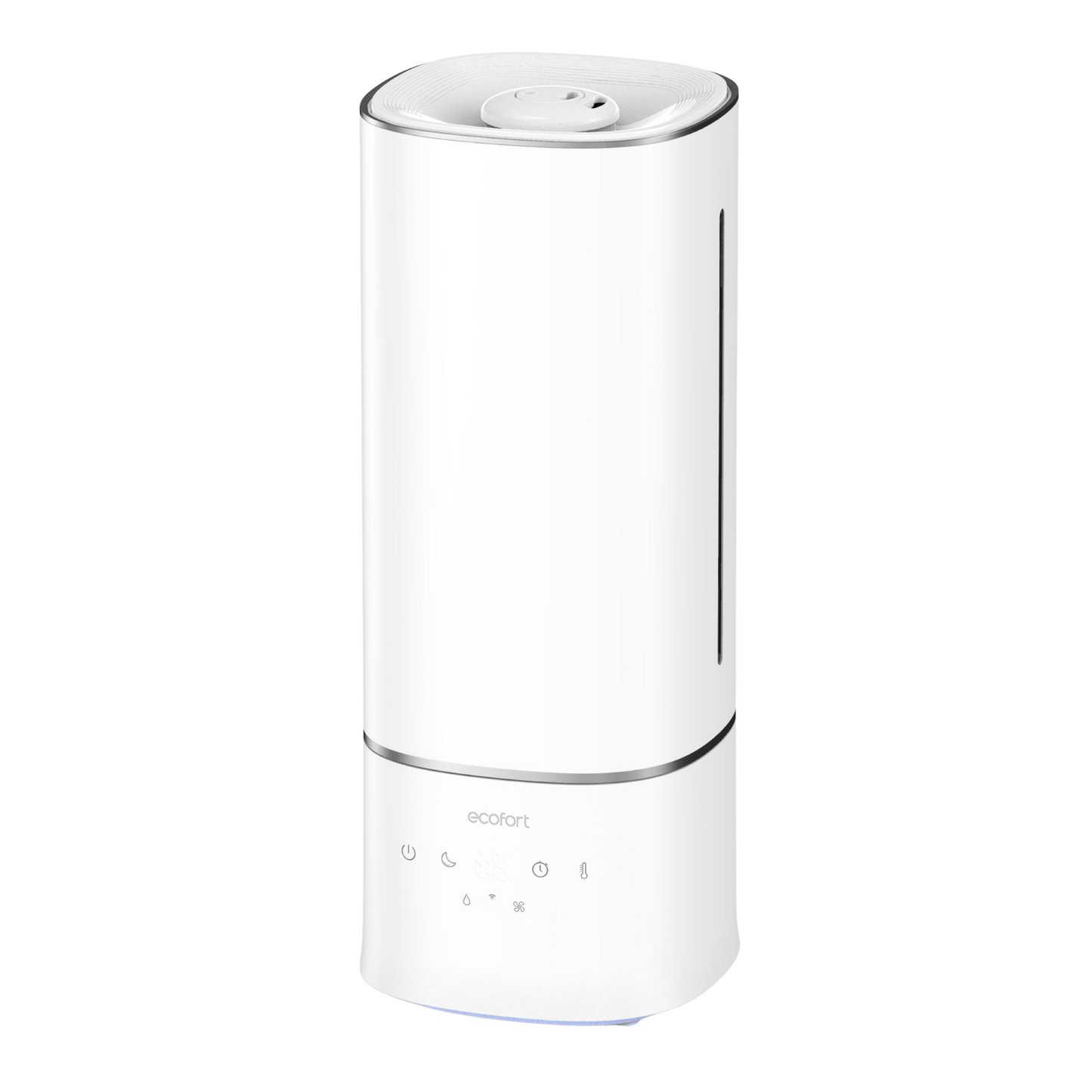  ecoQ HumidAir U400 Luftbefeuchter mit Ultraschall-Technologie, Hygrostat und 7-farbigem Stimmungslicht.