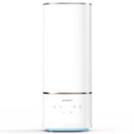 ecoQ HumidAir U400: ultraschall Luftbefeuchter mit Hygrostat, 3 Betriebsstufen und 7-farbigem Licht.