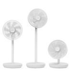 ecoQ SilentAir Due+: Leiser, höhenverstellbarer Turmventilator mit Akku. Steuerbar via App, Fernbedienung oder Bedienfeld – flexibel, kabellos, stilvoll.