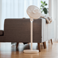 ecoQ SilentAir Due+ – kabelloser 3-in-1 Akku-Ventilator mit höhenverstellbarem Design, flüsterleise, vielseitig und mobil einsetzbar