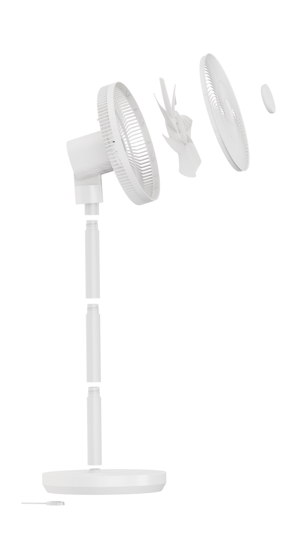 ecoQ SilentAir Due kompakter Tischventilator