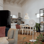 ecoQ SilentAir Grande Standventilator in modernem Design mit Fernbedienung und einfachen Montageoptionen.