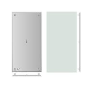 Infrarotpanel FIRST Heating Elegant Basic 1000 W, matt weiss, Wand- und Deckenmontage, spritzwassergeschützt.