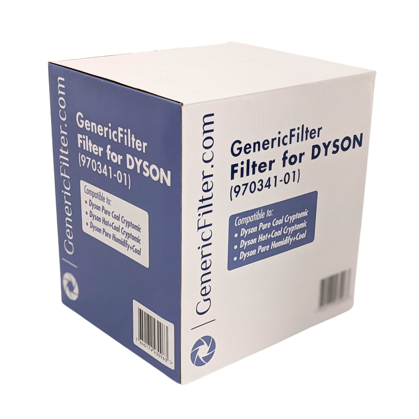 GenericFilter Ersatzfilter für Dyson Pure Humidify+Cool in der Ansicht von vorne.